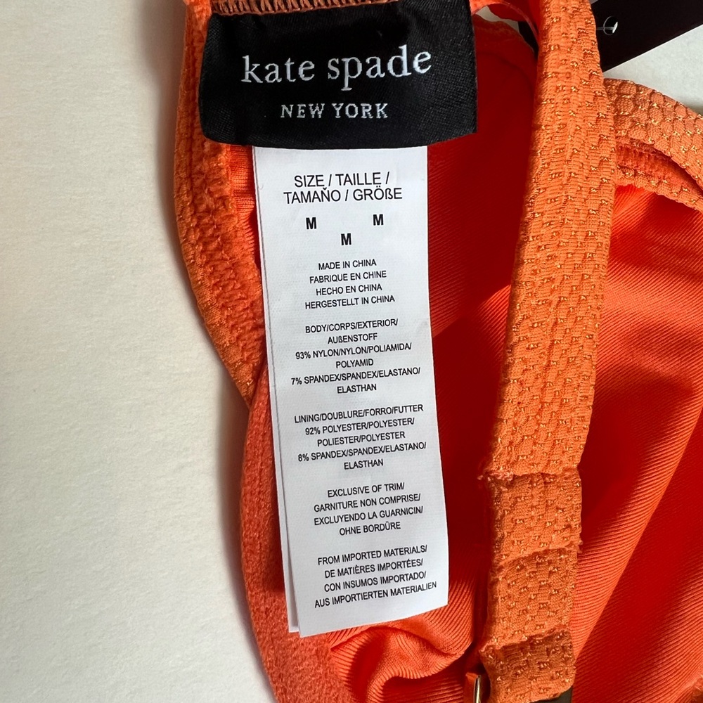 NEW Kate Spade Pique Scallops Bikini Set - Picture 8 of 12